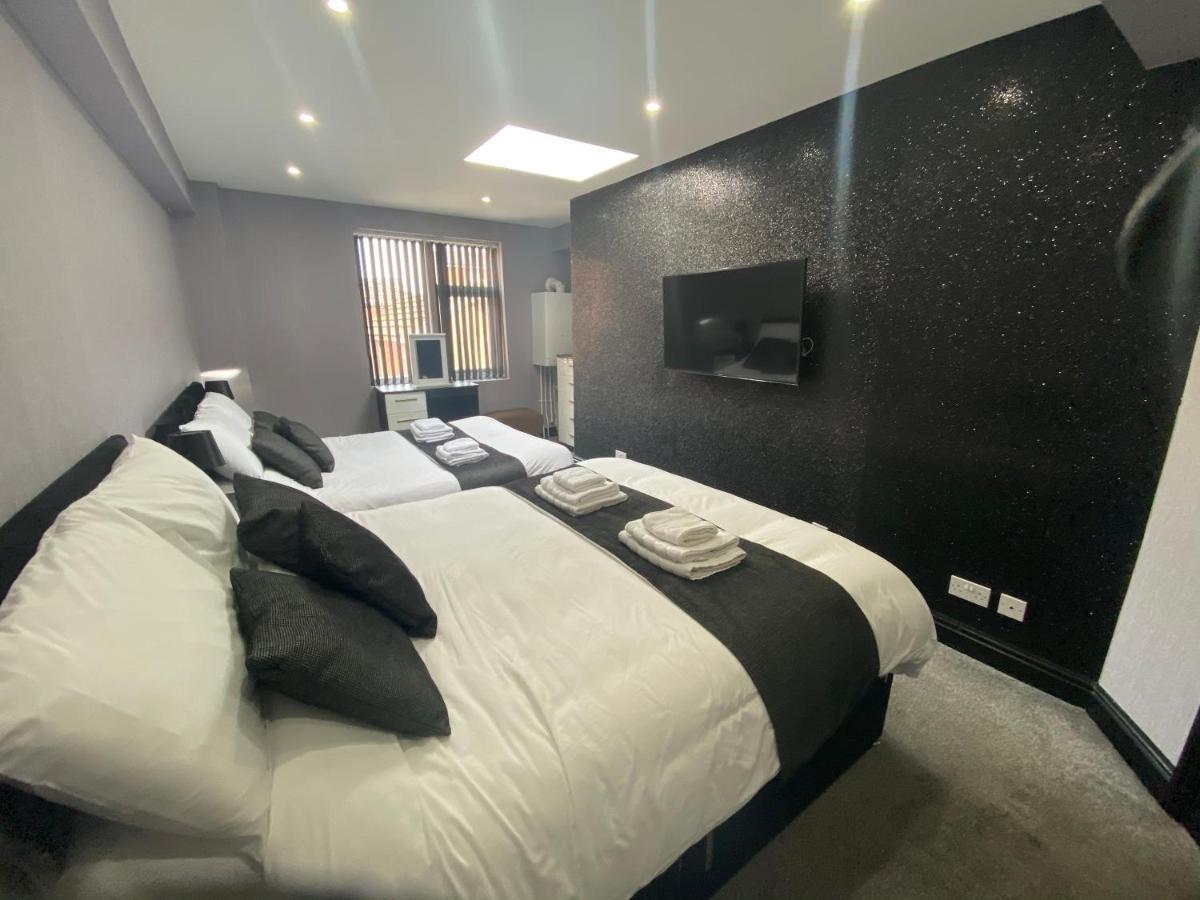 Boutique Blackpool 2 Bed Grey Apartment Sleeps 10 Exterior foto