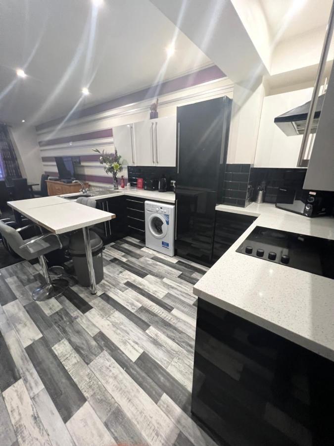 Boutique Blackpool 2 Bed Grey Apartment Sleeps 10 Exterior foto